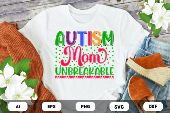 Autism MOM Vector: Graphics & Print Templates