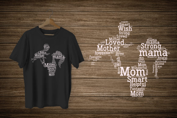 Mom & Baby Graphics for T-Shirt Designs