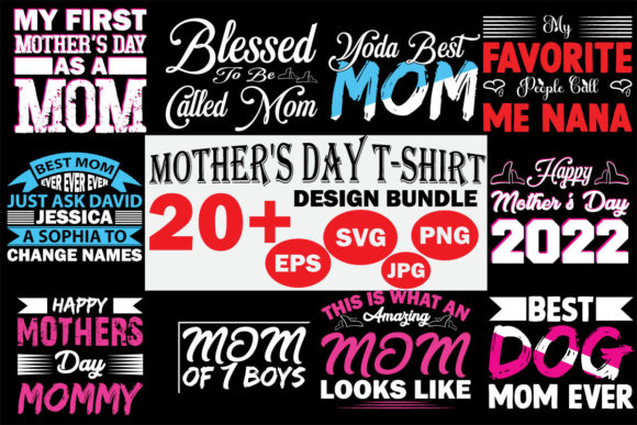 Mother Day SVG Bundle: Graphics for T-Shirt Designs