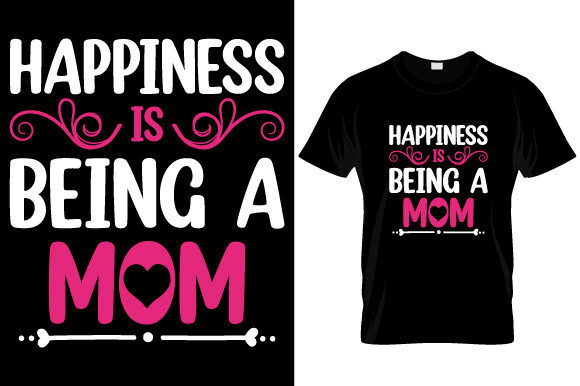 Mother's Day T Shirt Design: Mom Day Graphics & Print Templates