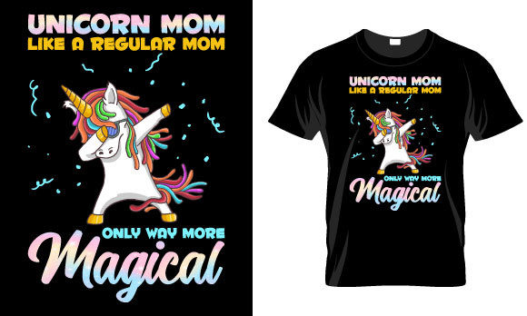 Mother's Day Unicorn Graphics & Print Templates Review