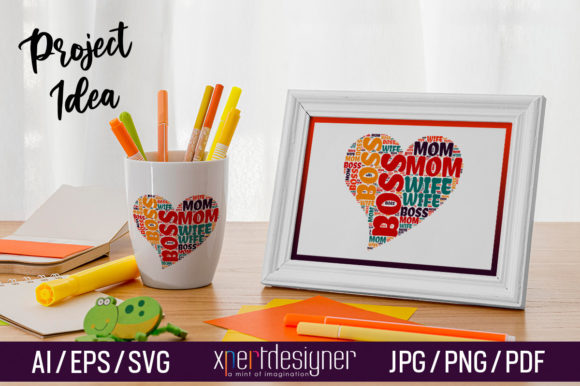 Mother's Day Vector Lettering Vol-04: Graphics & Illustrations