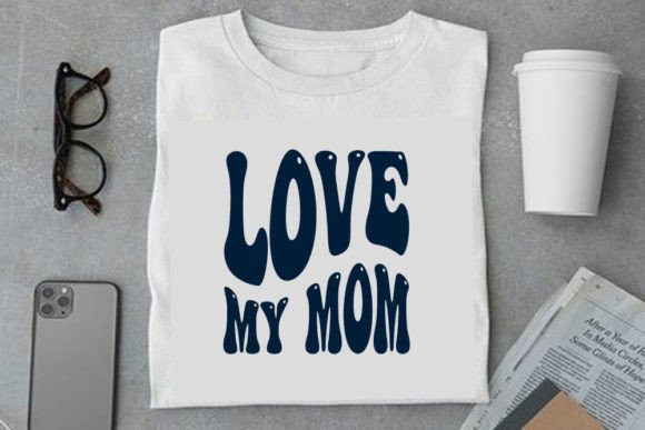 Retro Mother's Day Graphics for T-Shirt Designs